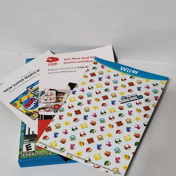 Nintendo Wii U 2x Game LOT Super Mario Bros U, Super Smash Bros Working Tested - Picture 4 of 9